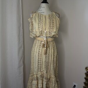 Boho Cream Women's Matching set